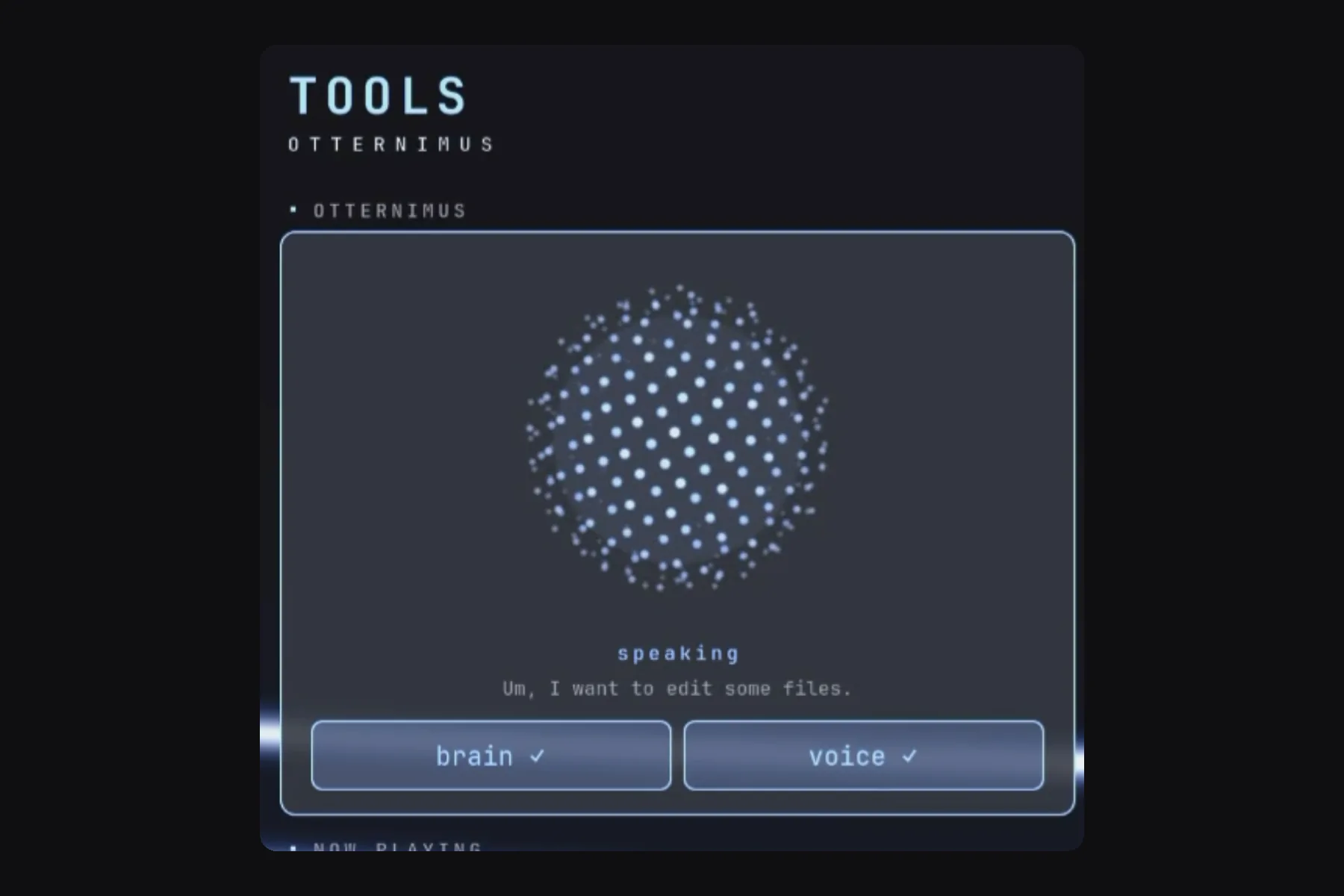 Screenshot of otternimus